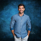 Lofaris Dark Blue Cool Abstract Backdrop For Photography